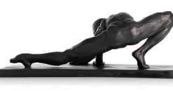 Stretching beeld H19cm in de kleur Zwart - COCOmaison