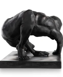 Stretching beeld H19cm in de kleur Zwart - COCOmaison