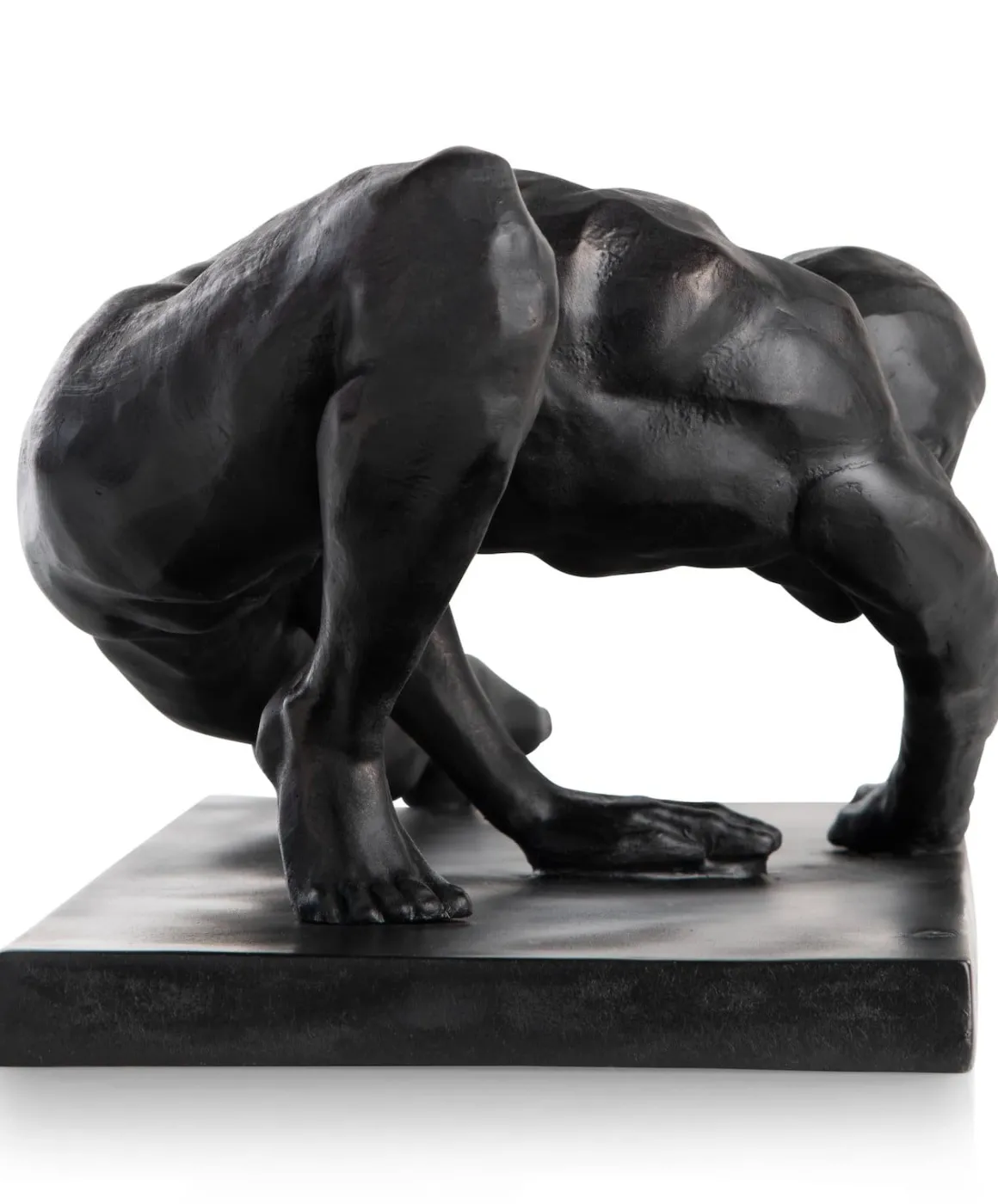 Stretching beeld H19cm in de kleur Zwart - COCOmaison