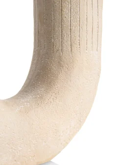 Suze vaas H16cm in de kleur Beige - COCOmaison