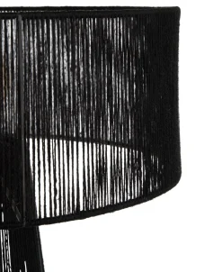 Tali tafellamp 1*E27 H57cm in de kleur Zwart - COCOmaison