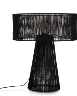 Tali tafellamp 1*E27 H57cm in de kleur Zwart - COCOmaison