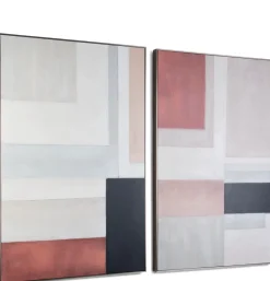 Tijn schilderij 90x140cm in de kleur Multi Color - COCOmaison