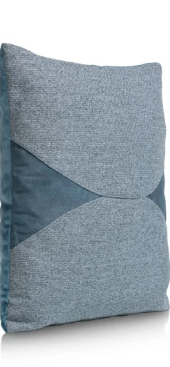 Timeless Aria kussen 45x45cm in de kleur Blauw - COCOmaison