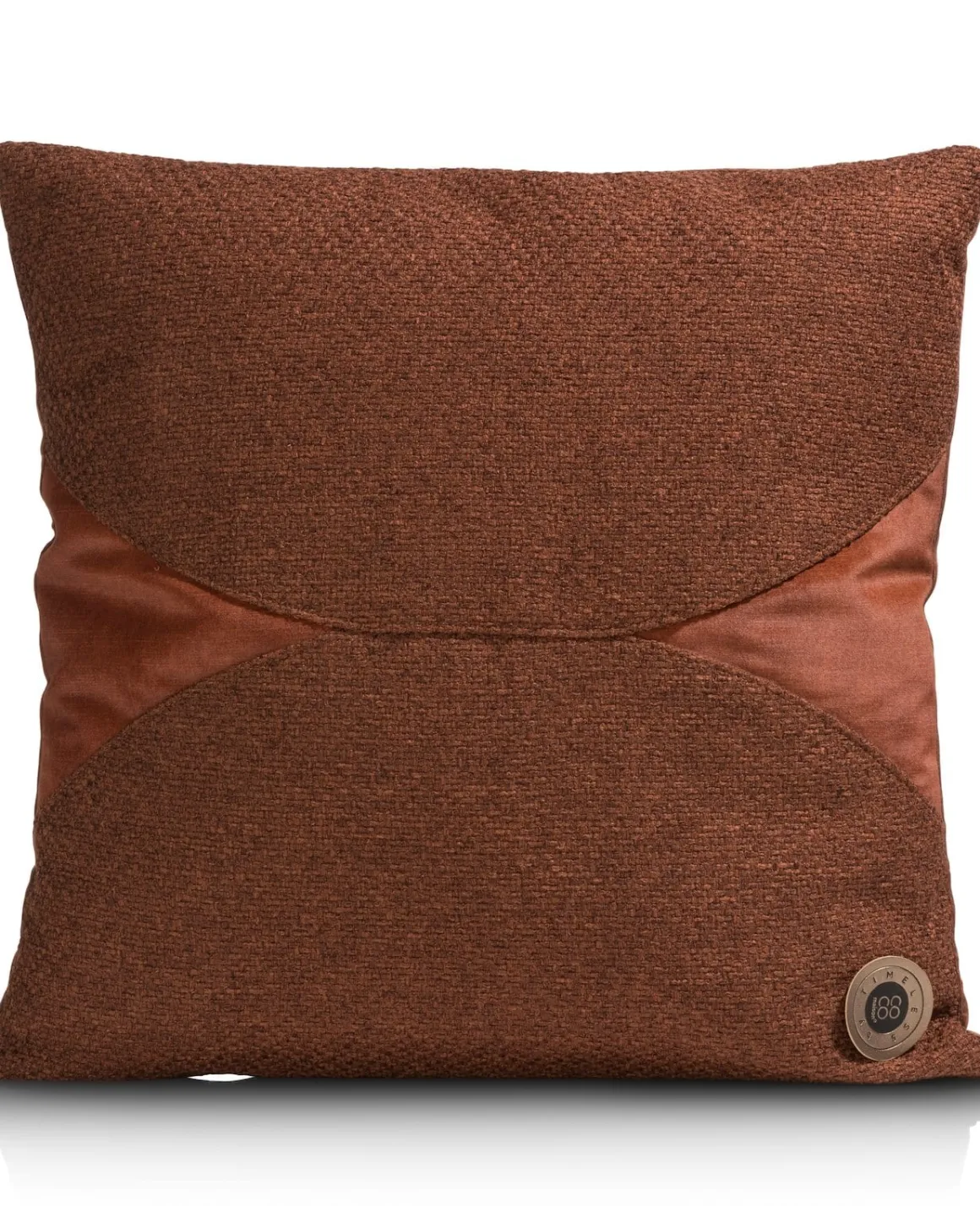 Timeless Aria kussen 45x45cm in de kleur Koper - COCOmaison