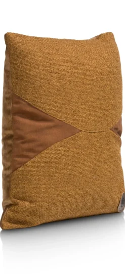 Timeless Aria kussen 45x45cm in de kleur Geel - COCOmaison