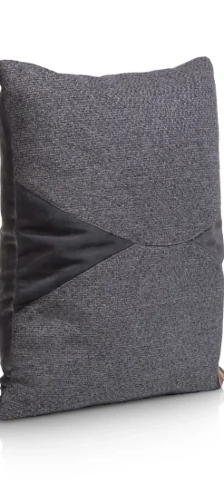 Timeless Aria kussen 45x45cm in de kleur Antraciet - COCOmaison