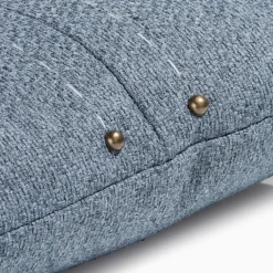 Timeless Avery kussen 50x50cm in de kleur Blauw - COCOmaison