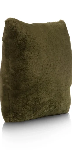 Timeless Evie kussen 45x45cm in de kleur Olijf - COCOmaison