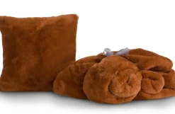 Timeless Evie kussen 45x45cm in de kleur Koper - COCOmaison