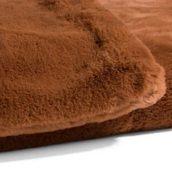 Timeless Evie plaid 130x160cm in de kleur Koper - COCOmaison