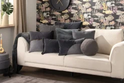 Timeless Scarlett kussen 30x50cm in de kleur Antraciet