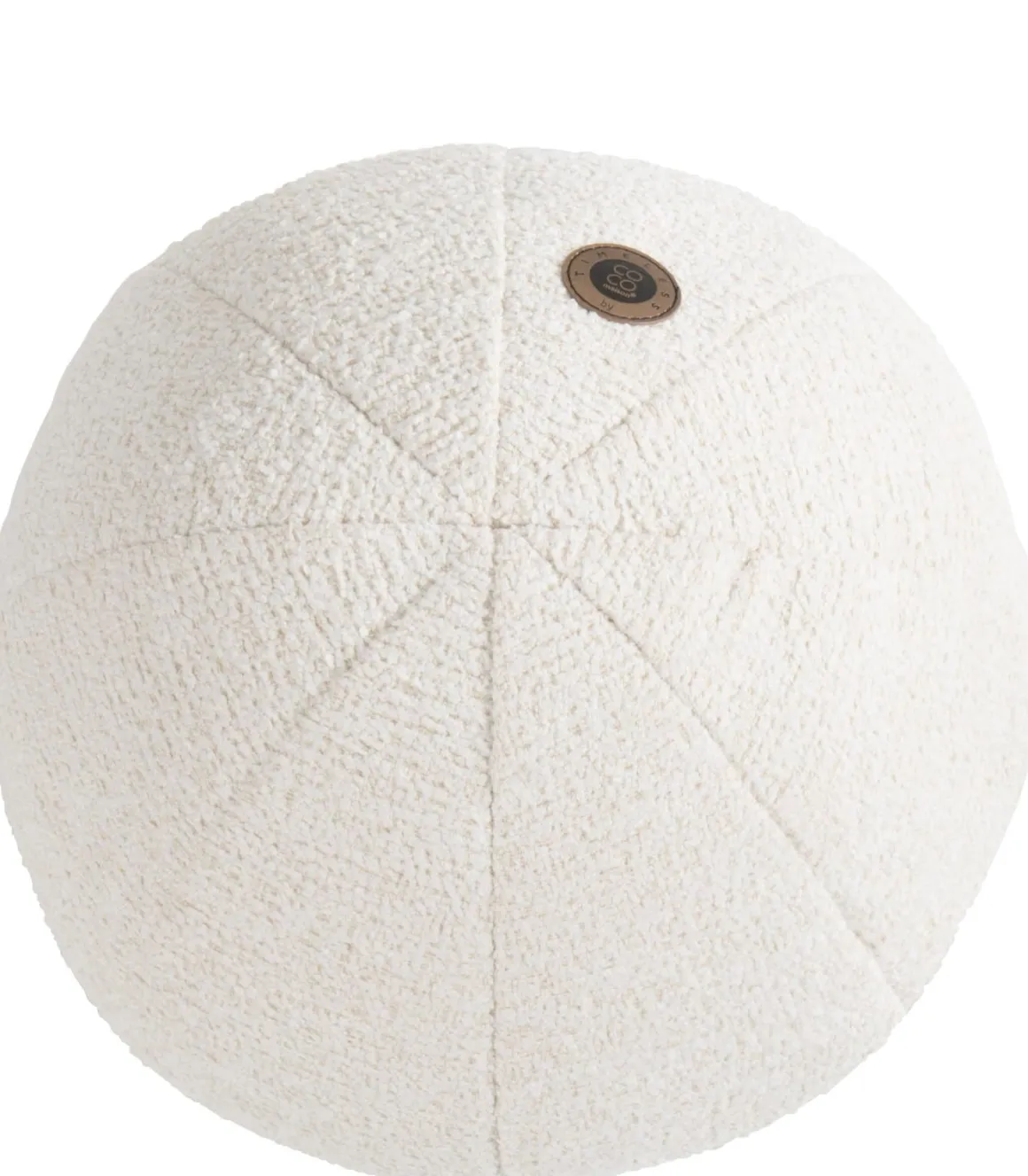 Timeless Scott kussen dia 25cm in de kleur Beige - COCOmaison