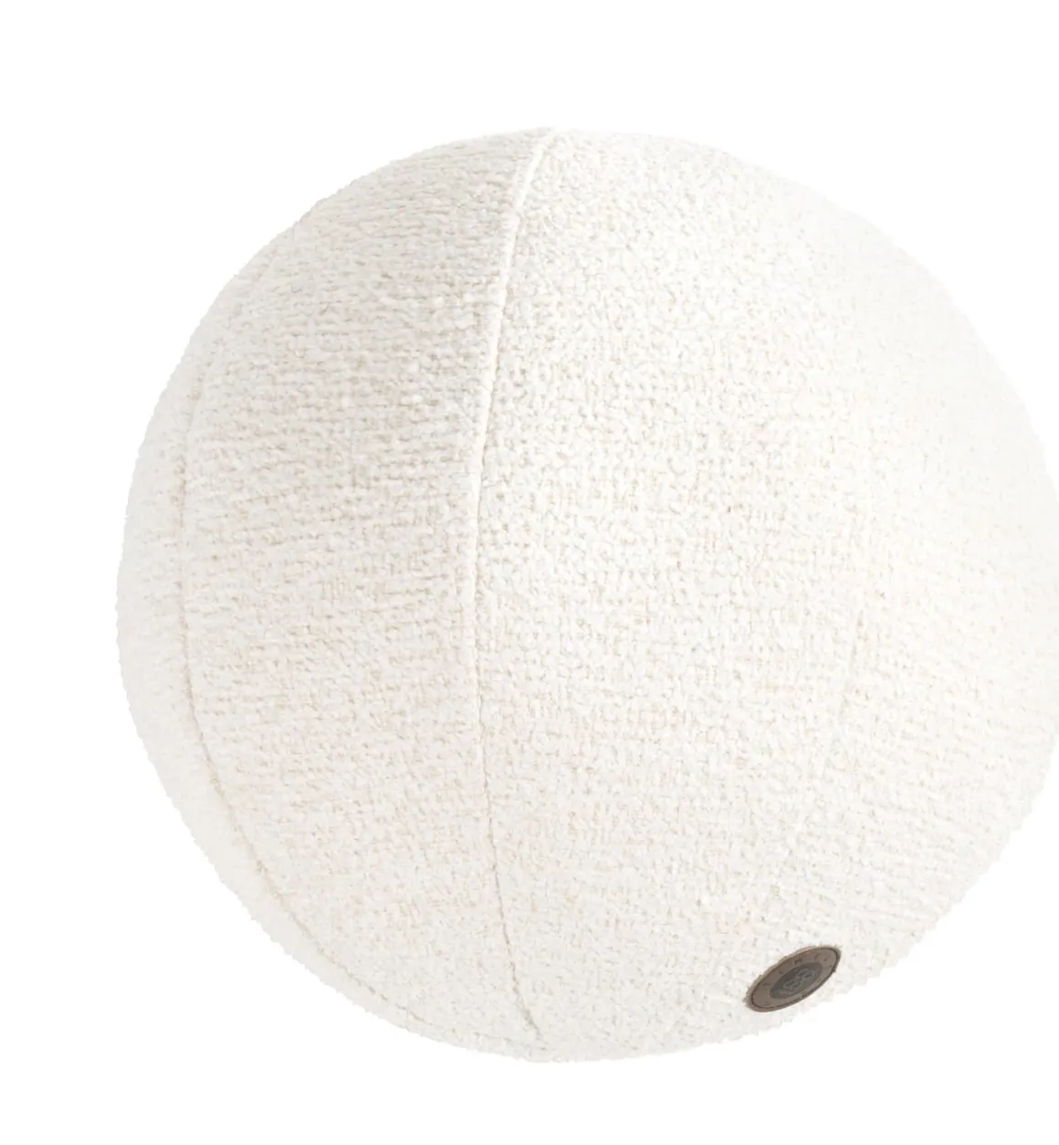 Timeless Scott kussen dia 25cm in de kleur Beige - COCOmaison