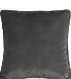 Timeless Sean kussen 60x60cm in de kleur Olijf - COCOmaison