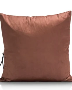 Timeless Sofia kussen 45x45cm in de kleur Koper - COCOmaison