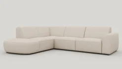 Tineo, hoekbank links - Livigno - Creme