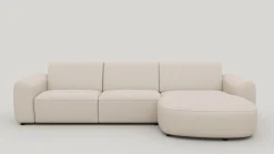 Tineo, loungebank rechts - Livigno - Creme