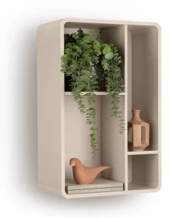 Trentino, Wand-element 85 cm. - mdf gelakt - Creme