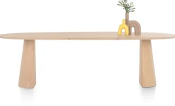 Trenton eetkamertafel 270 x 120 cm in de kleur Naturel - XOOON