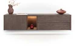 Trenton, lowboard 180 cm - 1-deur + 2-laden + 1-niche - Clay