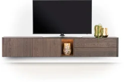 Trenton lowboard 240 cm - 2-deuren + 2-laden + 1-niche - XOOON