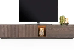 Trenton lowboard 240 cm - 2-deuren + 2-laden + 1-niche - XOOON