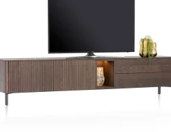 Trenton lowboard 240 cm - 2-deuren + 2-laden + 1-niche - XOOON