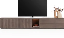 Trenton, Lowboard 270 cm. - 2-deuren + 2-laden + 1-niche - Clay