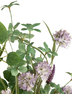 Tropaeolum Spray H88cm kunstbloem in de kleur Groen