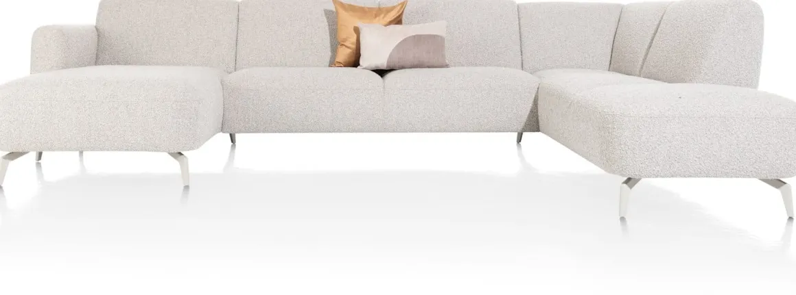 Twist, Longchair links - 2,5 zits zonder armen - ottomane rechts