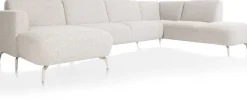 Twist, Longchair links - 2,5 zits zonder armen - ottomane rechts