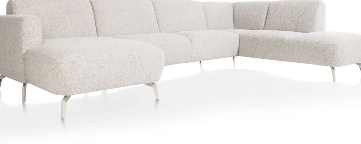 Twist, Longchair links - 2,5 zits zonder armen - ottomane rechts