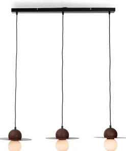 Ufo hanglamp (3*G9) in de kleur Bruin - COCOmaison