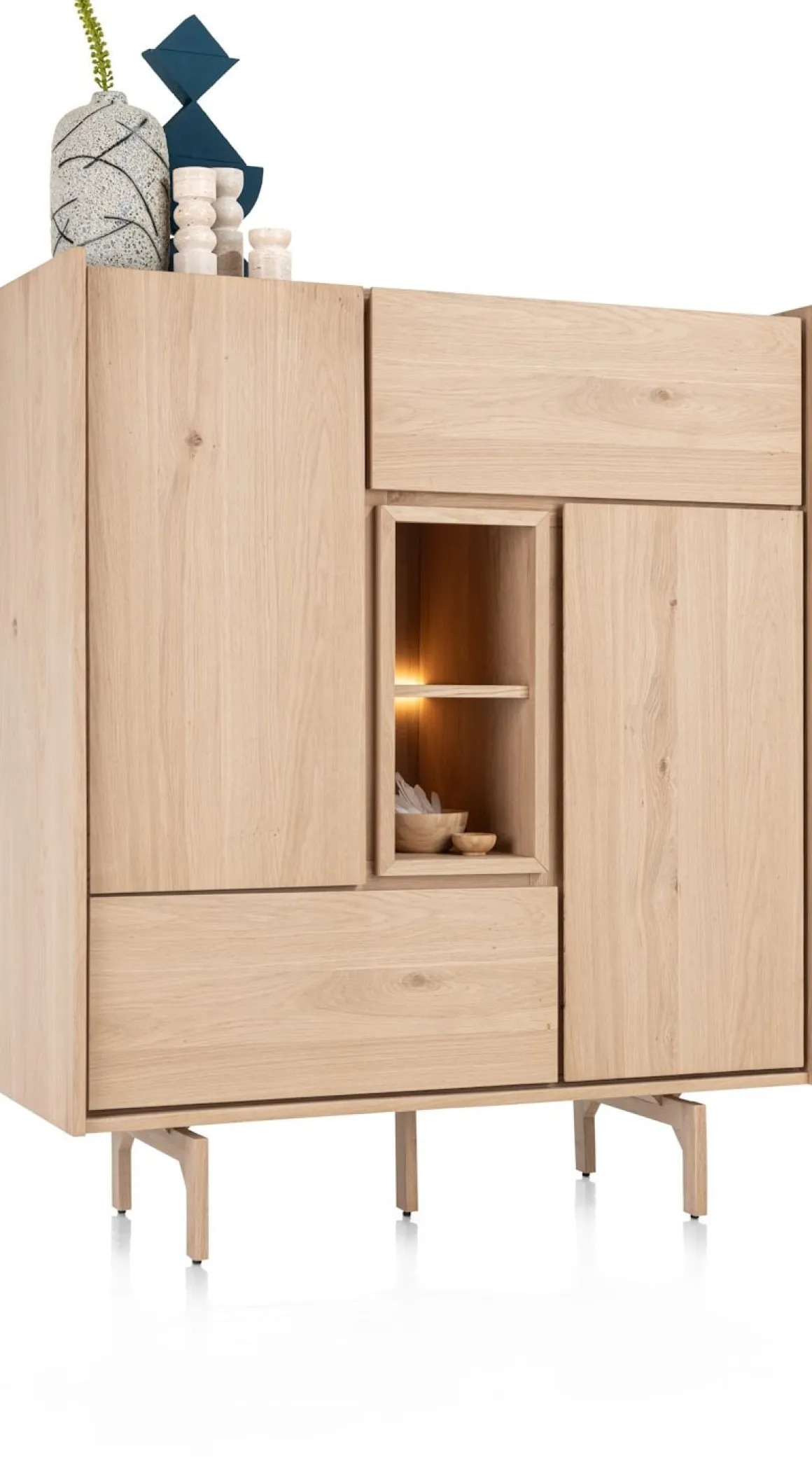 Valgard highboard 120 cm - 2-deuren (+ LED) - XOOON