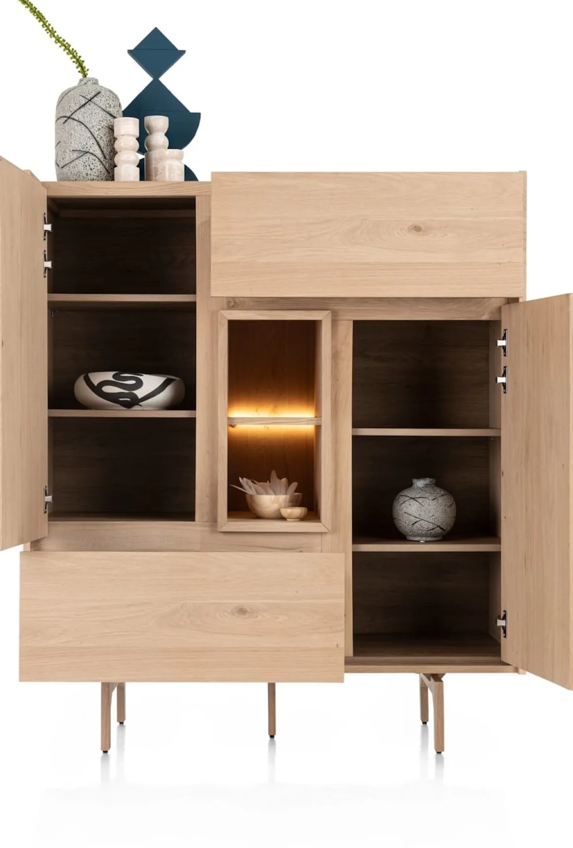 Valgard highboard 120 cm - 2-deuren (+ LED) - XOOON