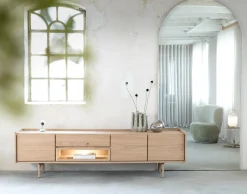 Valgard lowboard 190 cm - 3-deuren (+ LED) - XOOON