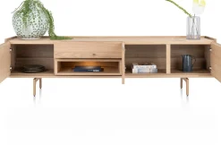 Valgard lowboard 220 cm - 3-deuren (+ LED) - XOOON