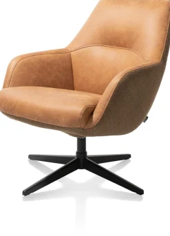 VERNON fauteuil met draaifunctie - lage rug - XOOON