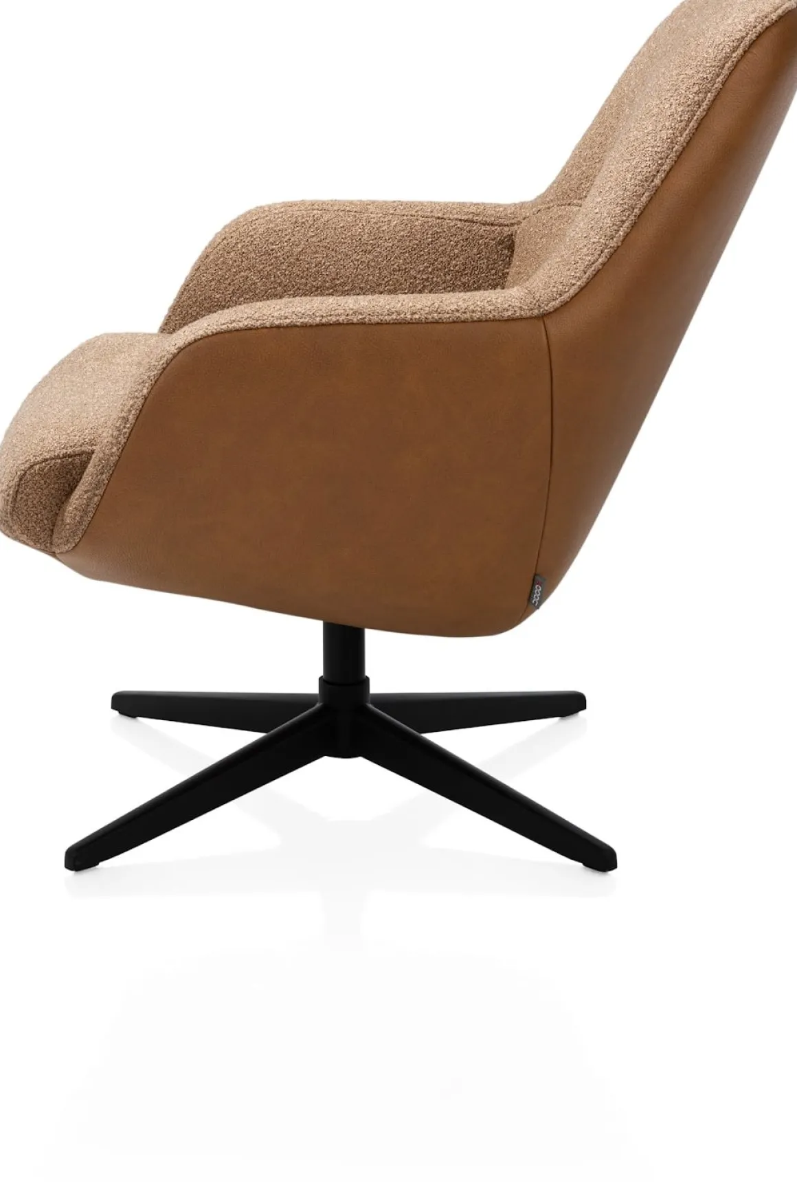 VERNON fauteuil met draaifunctie - lage rug - XOOON