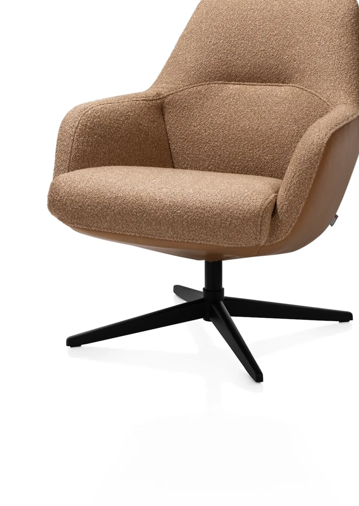 VERNON fauteuil met draaifunctie - lage rug - XOOON