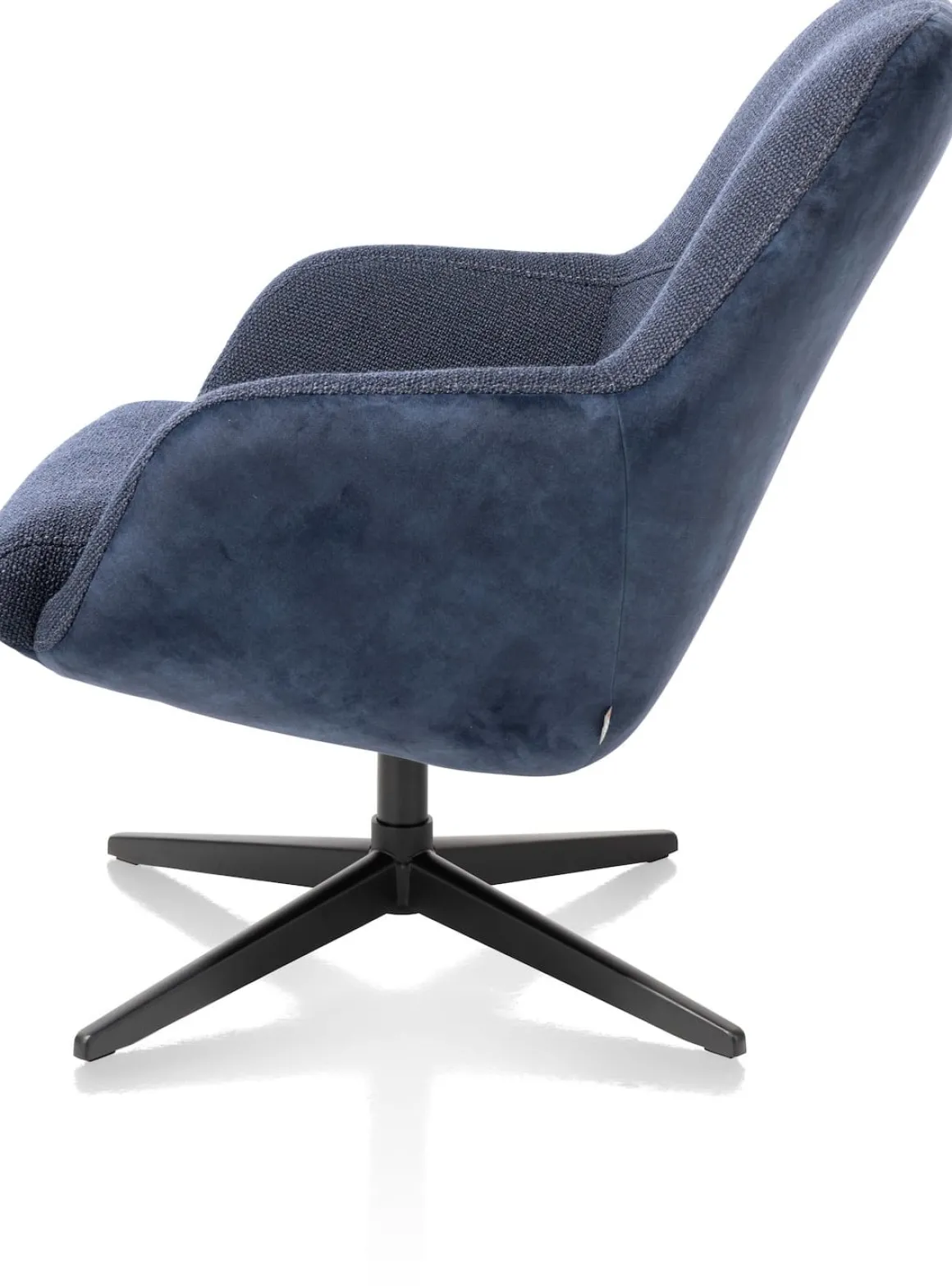 VERNON fauteuil met draaifunctie - lage rug - XOOON