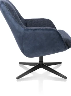 VERNON fauteuil met draaifunctie - lage rug - XOOON