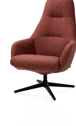 VERNON fauteuil met draaifunctie - hoge rug - XOOON