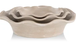 Wave schaal D25cm in de kleur Beige - COCOmaison