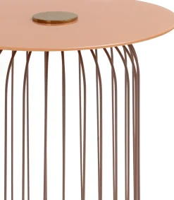 Zora bijzettafel (H51,5cm) in de kleur Oranje - COCOmaison